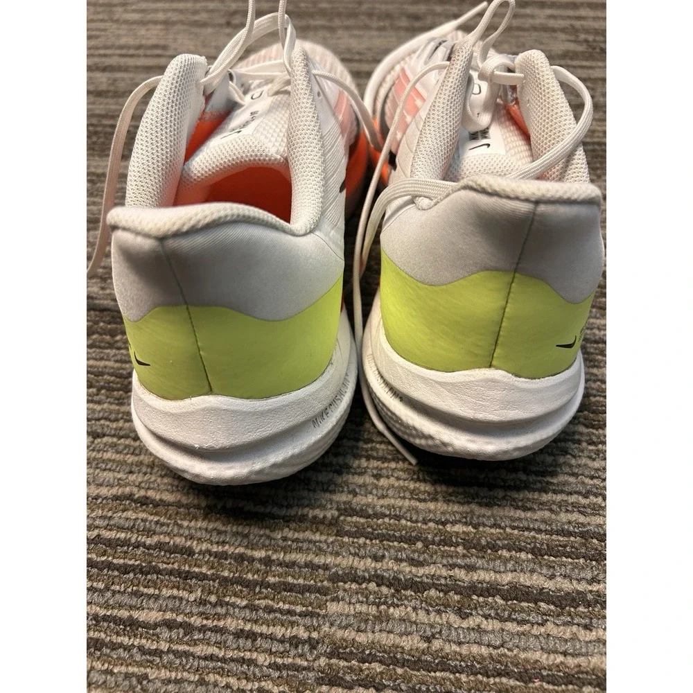 Size 13 - Nike Air Winflo 9 White Bright Orange‎ Yellow Clean